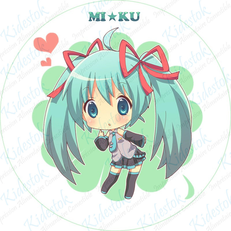 Décoration Comestible Pour Gâteau - Disque Azyme Imprimé Manga, Diamètre 20cm