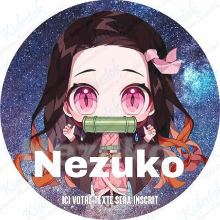 Décoration Comestible Naruto En Azyme - Disque Diamètre 20 Cm, Imprimé, Pour Gâteaux